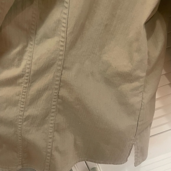 Khaki CJ Banks jacket with snaps Size 3X - Picture 5 of 8